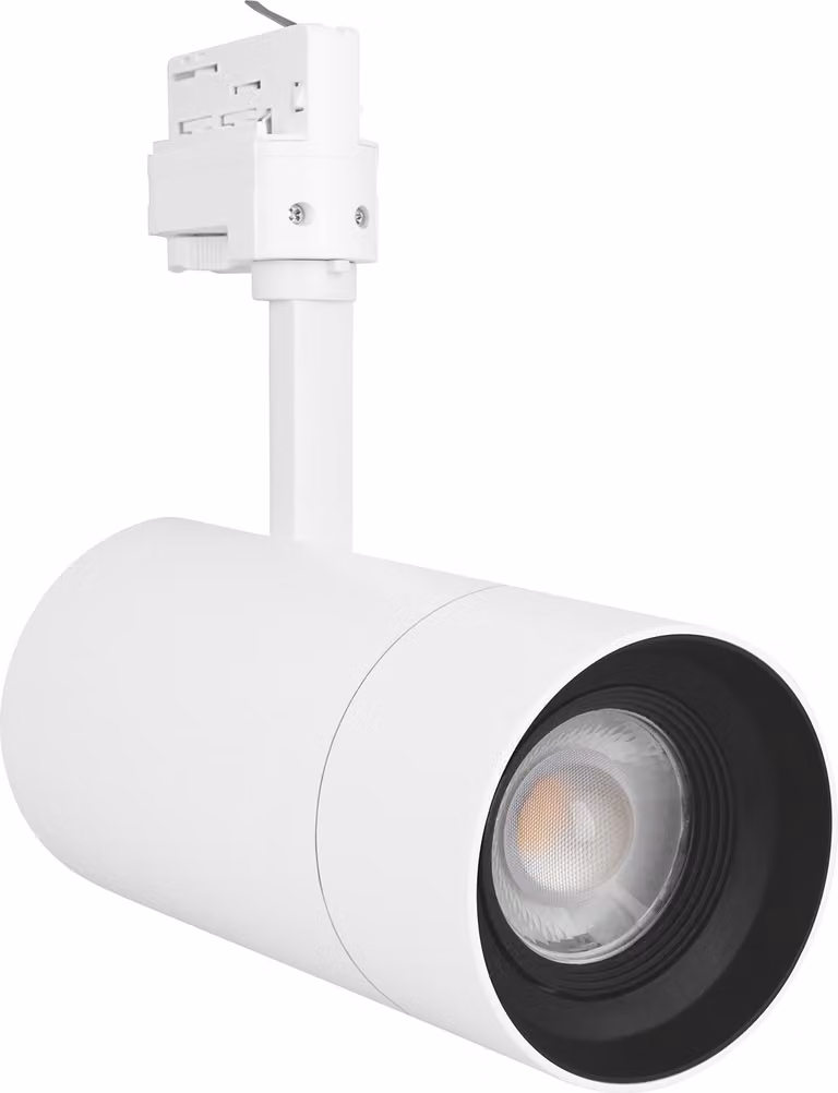 Faretto a binario trifase a LED "Tracklight Spot Zoom" 25W 830 (bianco caldo) 15°-55° bianco dimmerabile