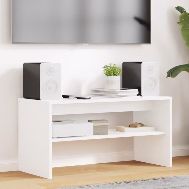 Mobile TV vidaXL Bianco, L 80 cm x P 35 cm x H 40 cm