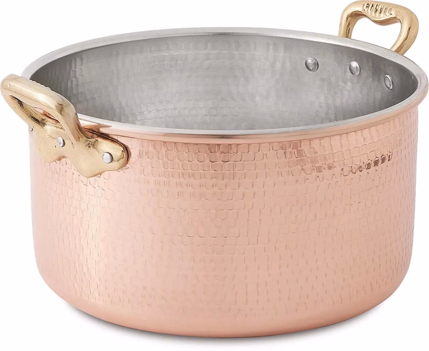 Casseruola alta in rame linea Luxury, diam. 28 cm
