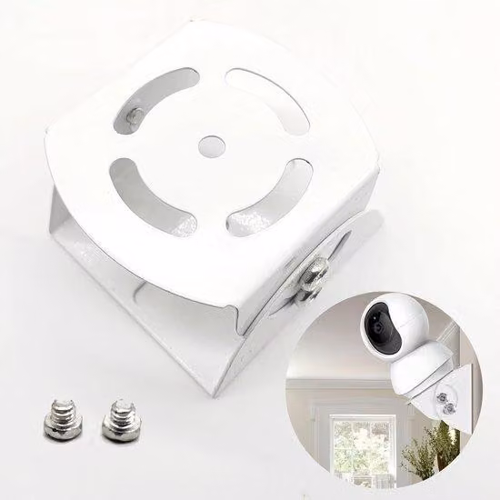 Supporto a soffitto - Telecamera di sicurezza - Supporto a parete robusto - Bianco - Regolabile e affidabile - Compatibile con Wyze, Ring...