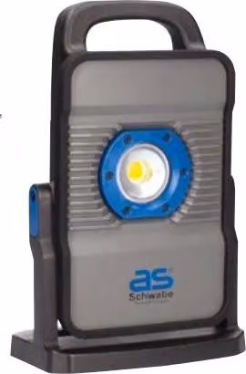 as-Schwabe AKKU-LED faretto 40W 5500 lumen con adattatore per diverse batterie ricaricabili