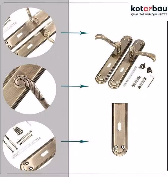 Maniglia per portefinestre, maniglia per porte esterne, porte scorrevoli, bagno