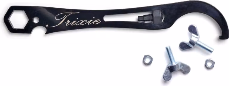 Pedro's Trixie multitool 6 funzioni, per fixies, nero