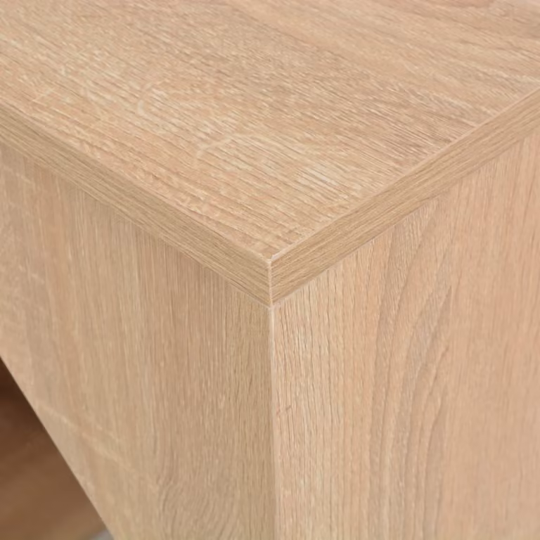 vidaXL Tavolo da bar con armadio look rovere 115 x 59 x 200 cm