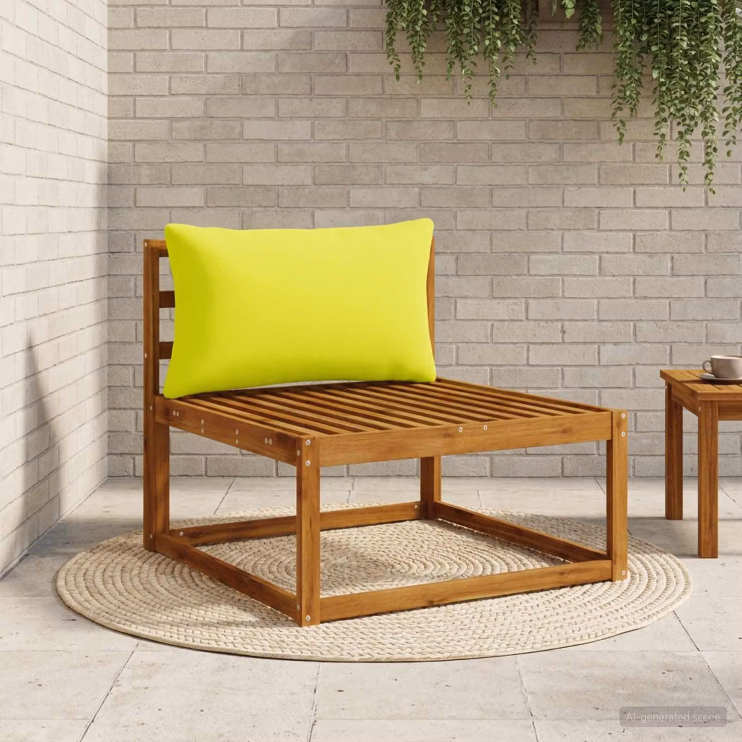Cuscino per schiena vidaXL PUTTEN in poliestere con rivestimento rimovibile e lavabile in lavatrice, disponibile in verde e giallo