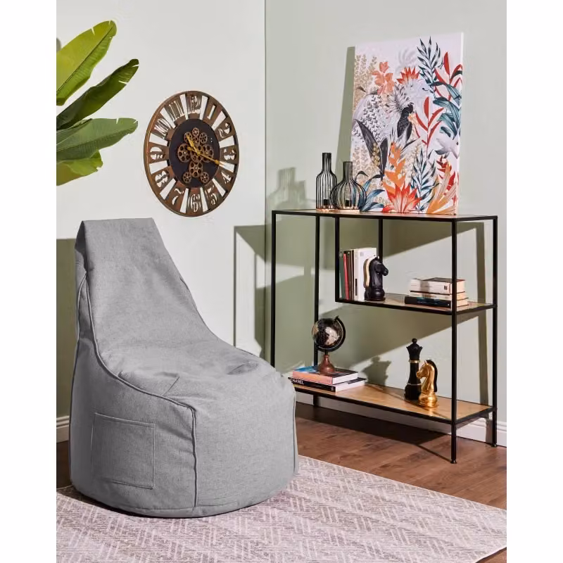 Poltrona Sacco Milly Casa Collection in Tessuto Grigio L/P/H: 65 x 65 x 95 cm – 2
