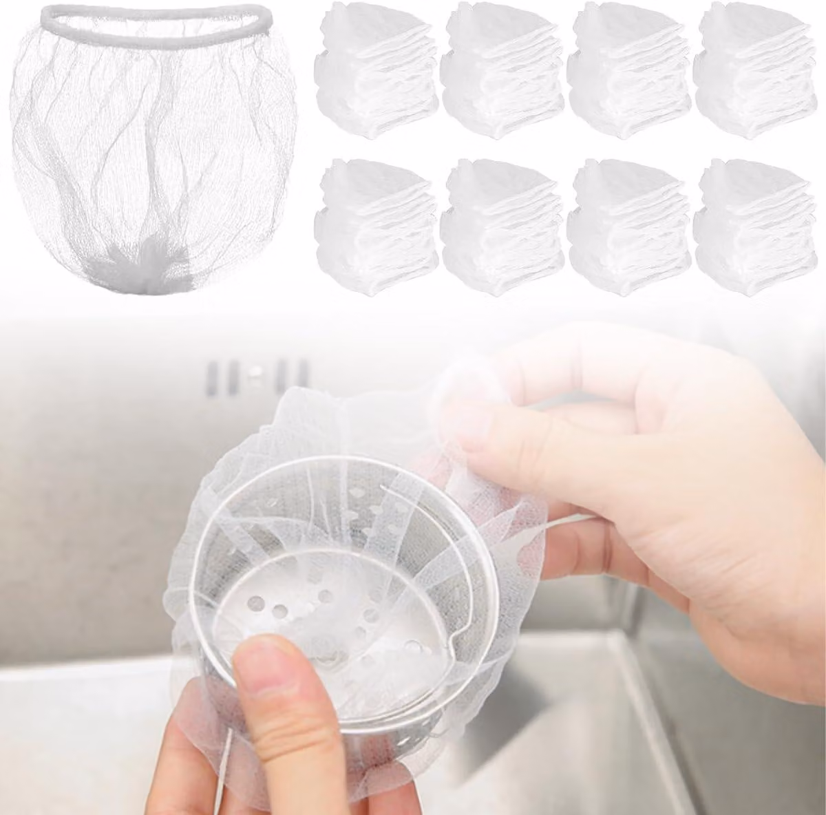 Filtri per lavandini - 9 x 8 cm, adatti per cucine, lavabi e bagni