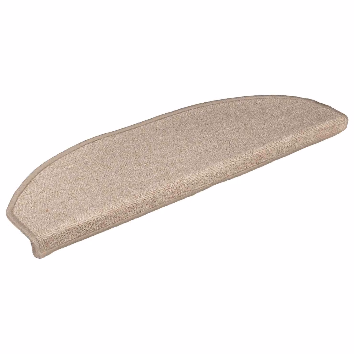 Set di 15 tappetini autoadesivi per scale vidaXL in polipropilene antiscivolo e fonoassorbenti, disponibili in beige o grigio, L 80 x P 24,5 x H 3,5 cm