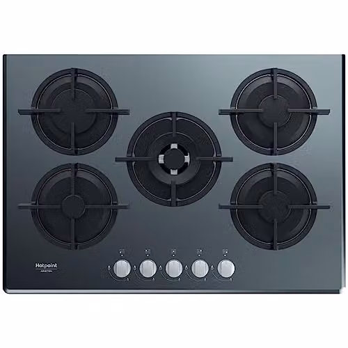 Piano cottura a gas Hotpoint: 5 fuochi, - HAGD 72S/MR