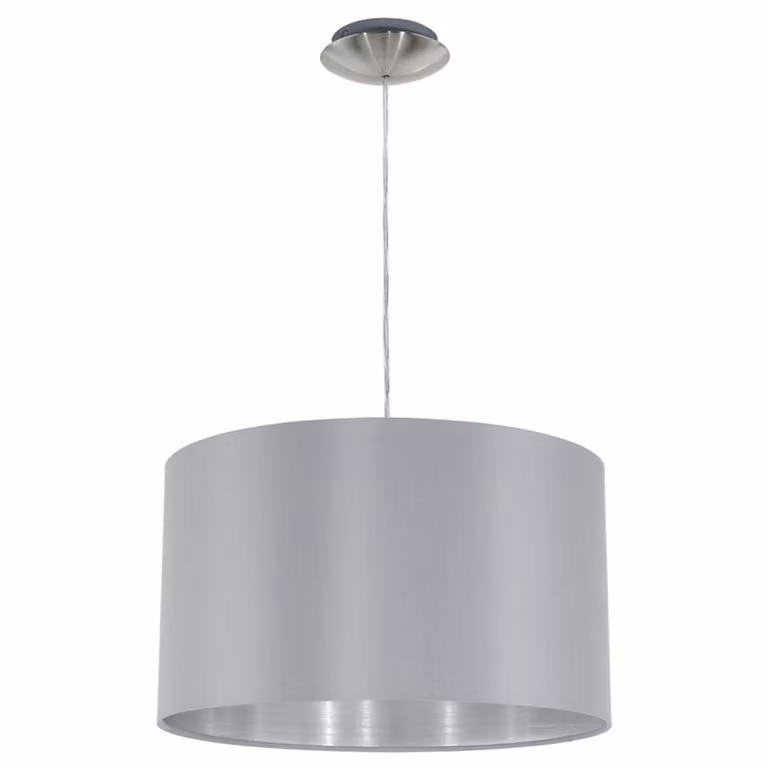 EGLO MASERLO, 1 lampadina, E27, IP20, Grigio, Argento