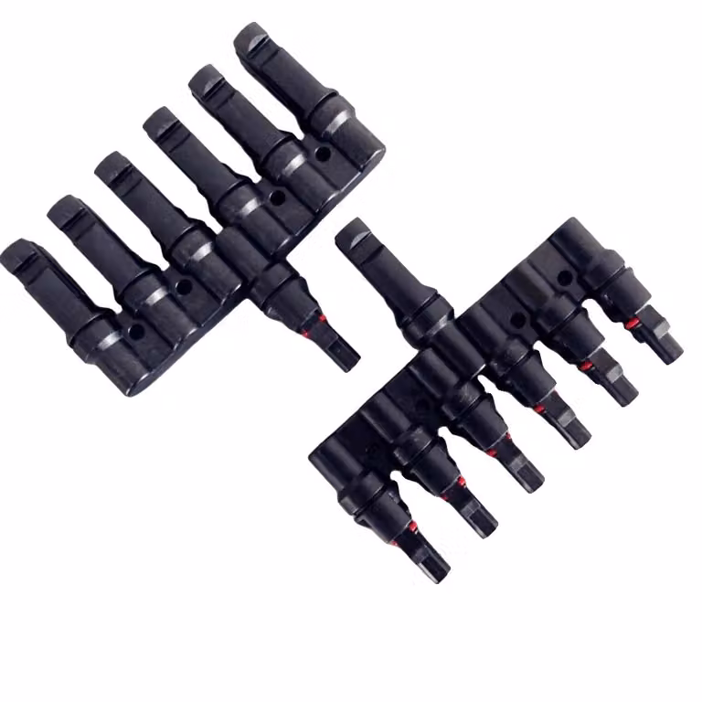 Connettore per pannello solare, adattatore 2-in-1, connessione parallela, 1 coppia di adattatori 6-in-1