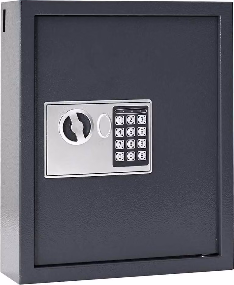 Cassetta di sicurezza digitale Grigio scuro 30 x 10 x 36,5 cm