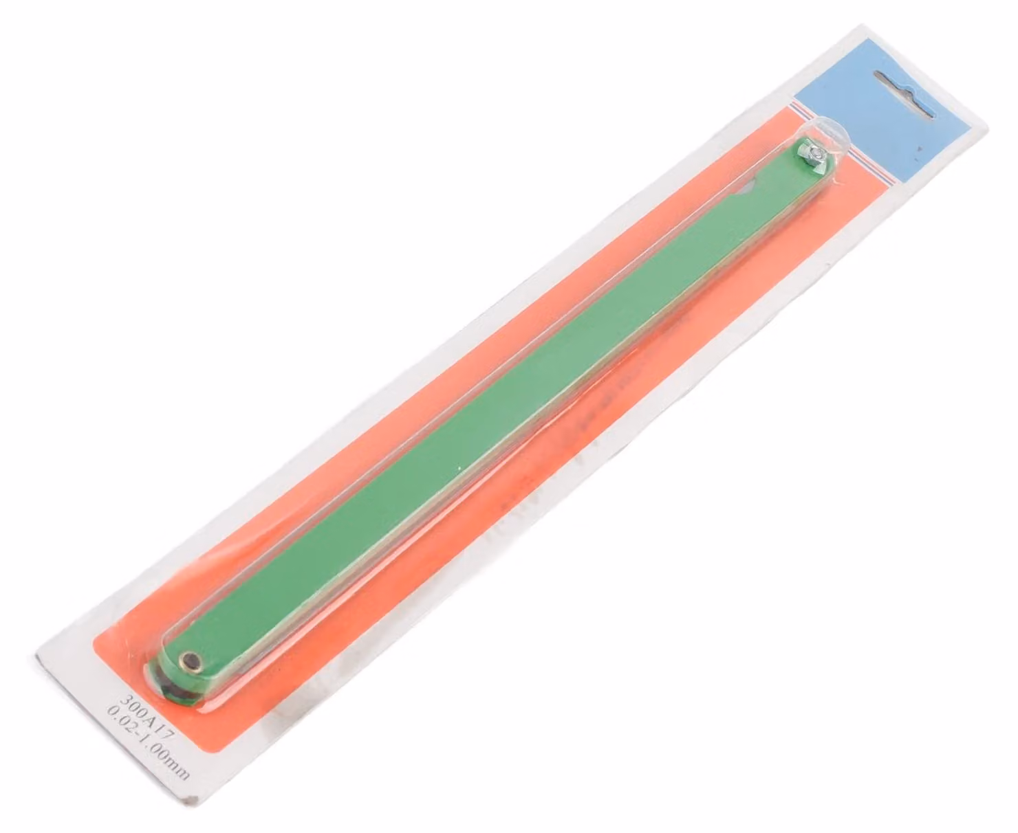Calibro a spessimetro da 300 mm, alta precisione - 17 lame metriche - Acciaio inossidabile - Range di misurazione dello spessore: 0,02-1,00 mm - Rotante - Design pieghevole - Strumento di misurazione dello spessore