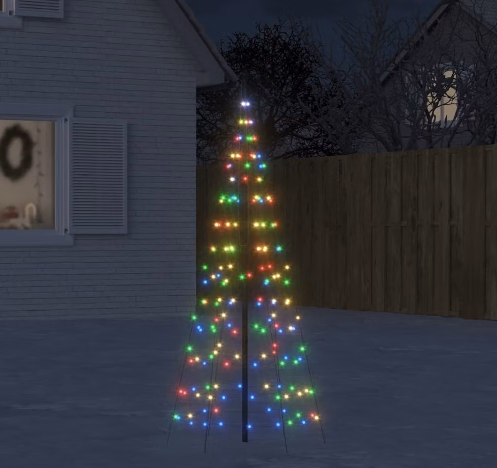 Maison Exclusive - Albero di Natale a LED, 200 luci, multicolore, 180 cm