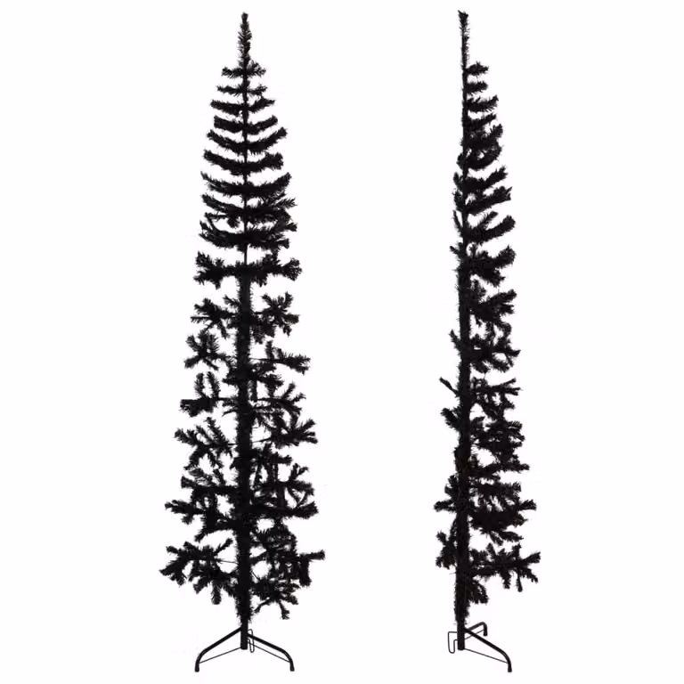 Maison Exclusive - Support per albero di Natale artificiale, design elegante, colore nero, altezza 240 cm