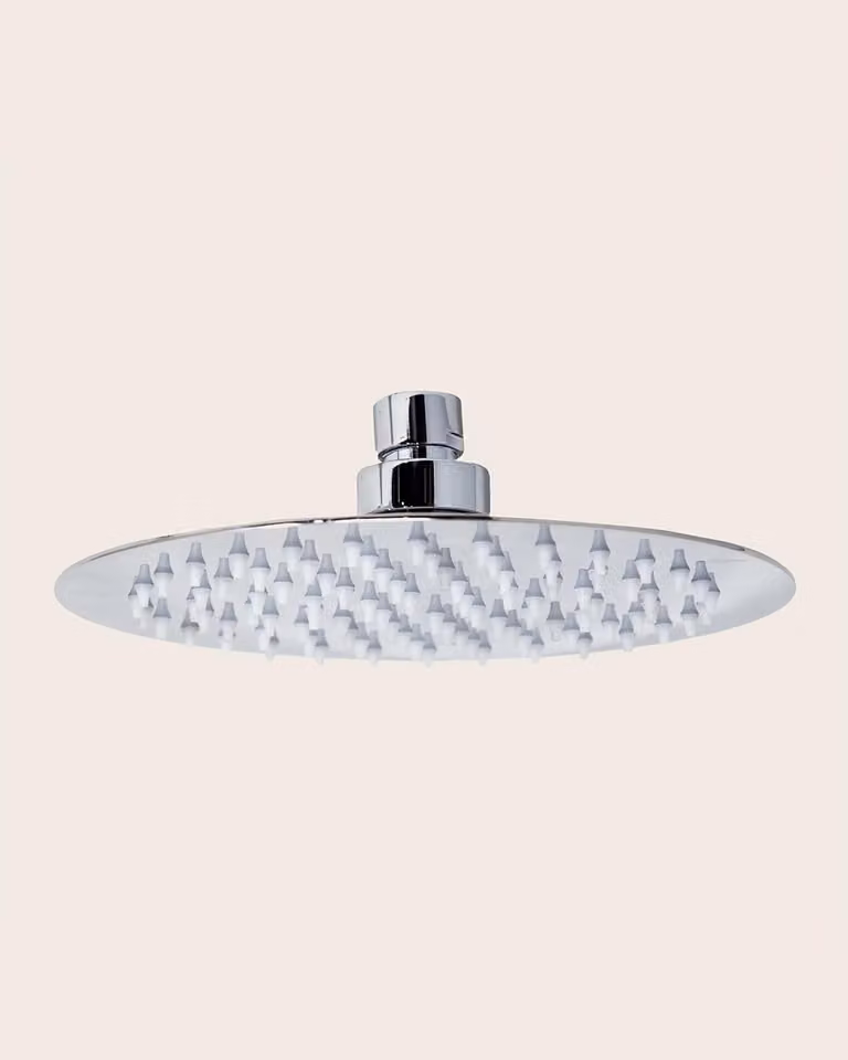 Soffione Doccia 20 cm tondo Slim 2 mm in Acciaio Smart