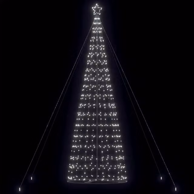 Albero di Natale a LED 1534 LED Bianco Freddo 500 cm 4016457