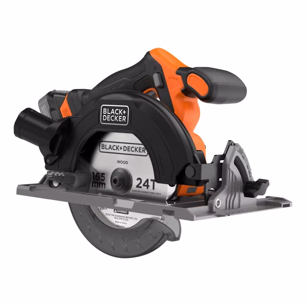 Sega Circolare Brushless 18V Black+Decker BLCCS78E1 Arancione con Batteria e Caricatore, Diametro 165 mm – 2