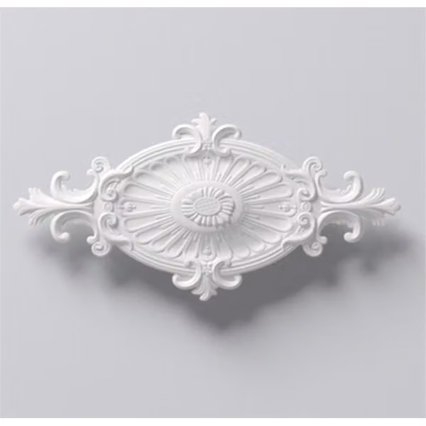 Rosone da soffitto NMC R1 ARSTYL Noel Marquet Elemento decorativo classico bianco 60,5 x 31 cm