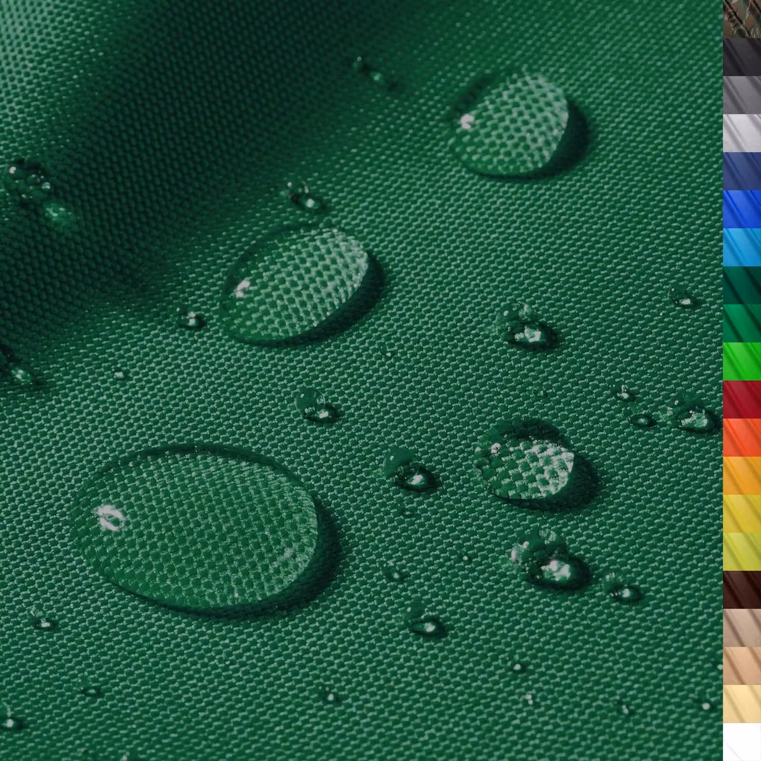 Tessuto poliestere impermeabile, dimensioni 300x160 cm, ideale per tende e coperture protettive