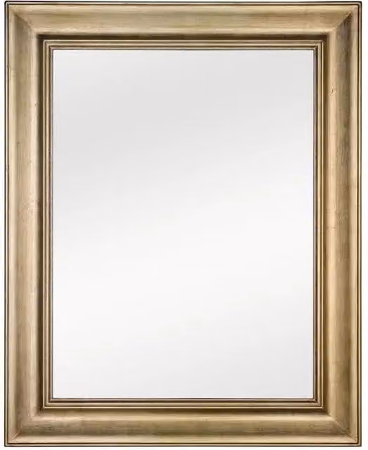 Specchiera in foglia oro rettangolare 90 x 200 x 5 - Mobili 2G