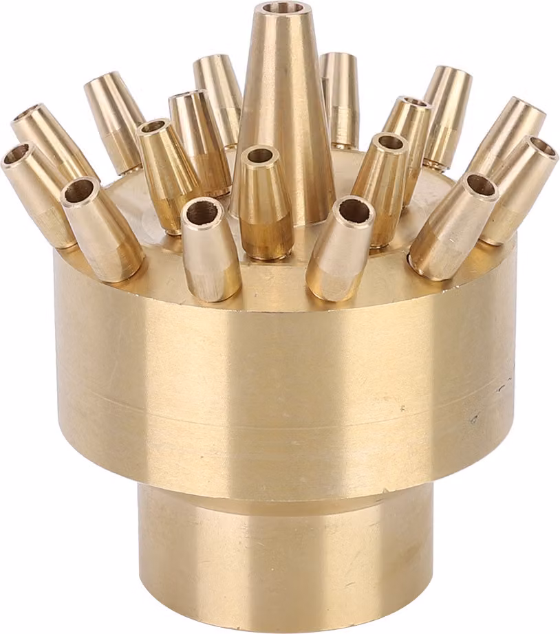 DN40 ugello di fontana di stringa femmina 3 strato diffusione paesaggio testa di spruzzo per piscina spa