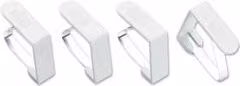 Set fermatovaglia a molla DAILY 4 pezzi Ghidini Cipriano Bianco