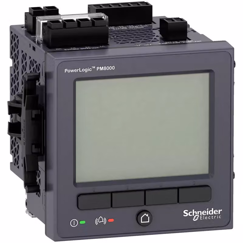 Analizzatore di rete Schneider Electric ION Classe S, PowerLogic PM8210, standard, display integrato, 512 MB, 256 campioni/periodo, DC METSEPM8210