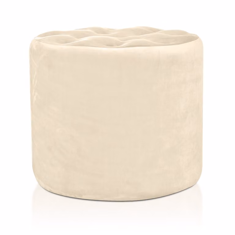 Pouf Diamante 50 cm Avorio