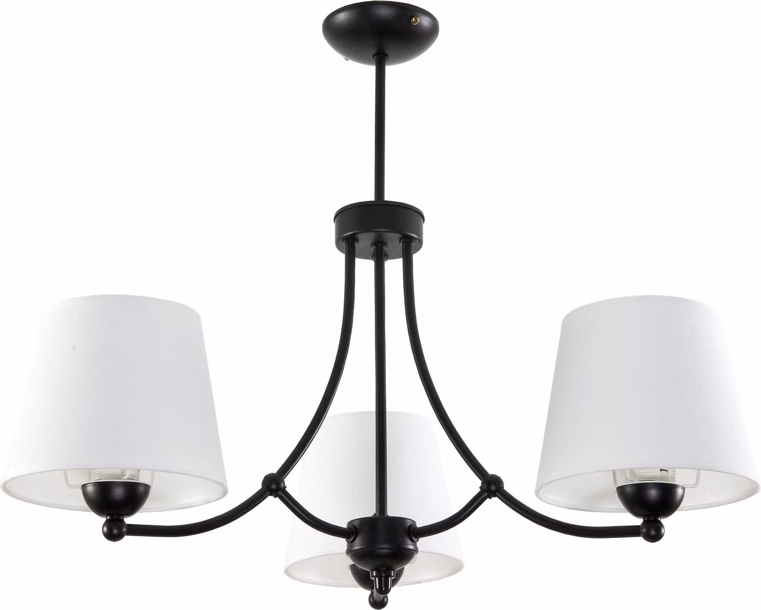 Lampada da soffitto nera AUGUSTO 11-672