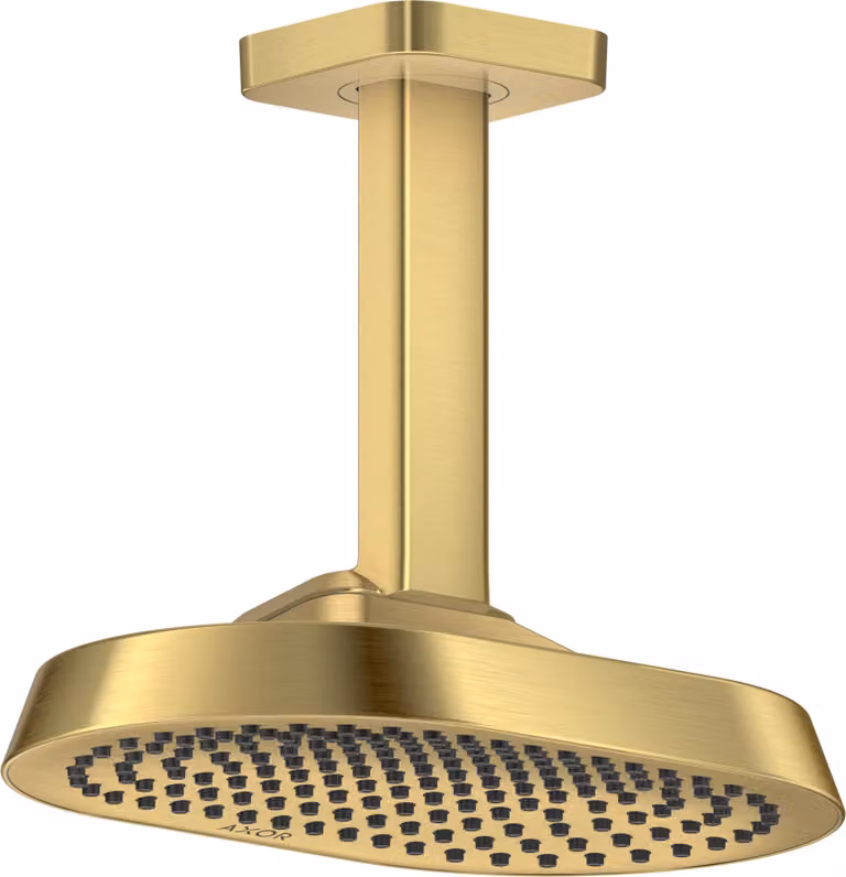 hansgrohe AXOR ShowerSphere Douche de tête 250/160 1jet EcoSmart avec raccordement au plafond, 6 l/min, 39771250, 39771250