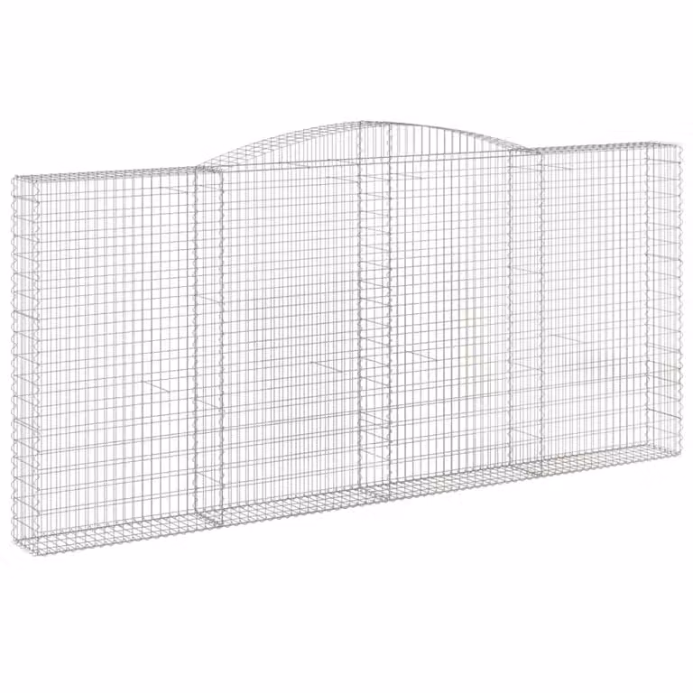 Cesto Gabbione ad Arco 400x30x180/200 cm Ferro Zincato