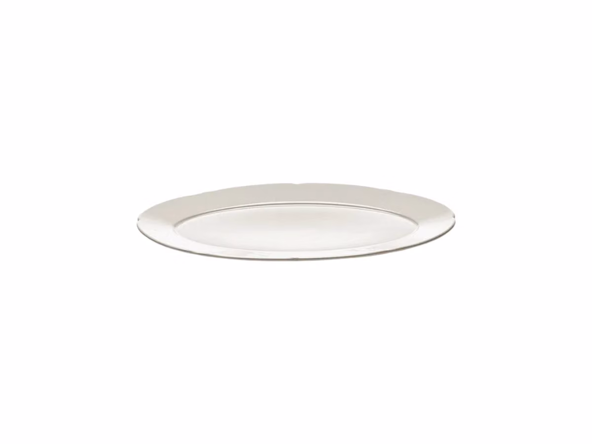 Silhouette Oval Piatto Bianco - M