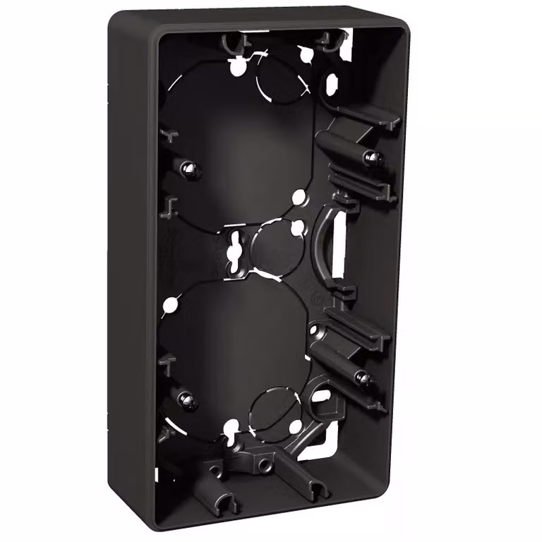 Scatola da incasso Elso, doppia, altezza 35 mm, Exxact antracite WDE003362