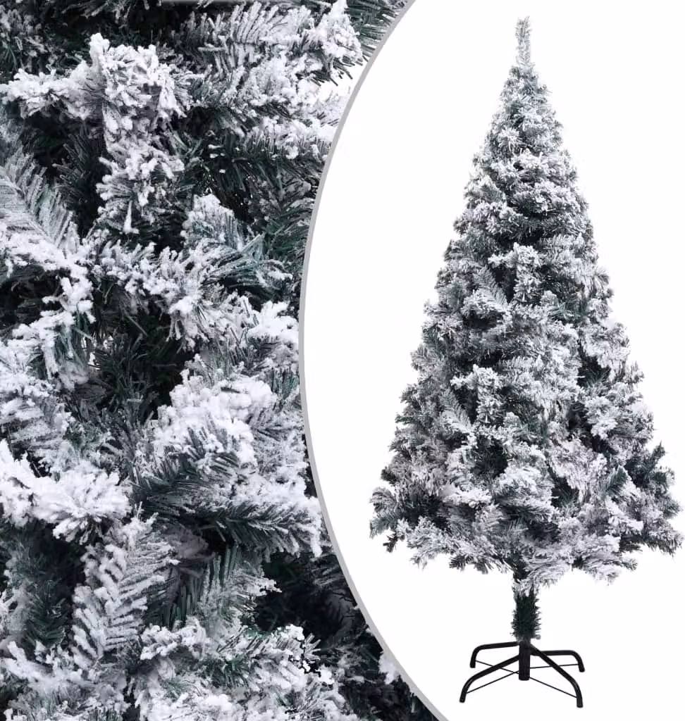 Maison Exclusive - Albero di Natale artificiale con neve, verde, 150 cm, in PVC