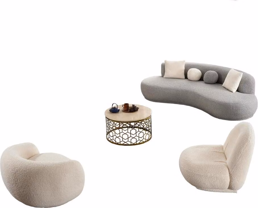 Sofas 4-Sitzer 2x Sessel Relaxgarnitur Komplettsofa Couches Wohnzimmer Garnitur
