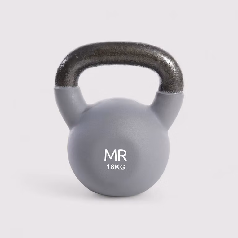 Kettlebell in neoprene 18 kg per esercizi di forza e resistenza