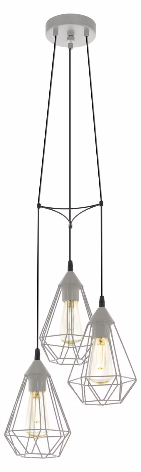 EGLO Tarbes, Grigio, Grigio, Acciaio, Interno, IP20, I