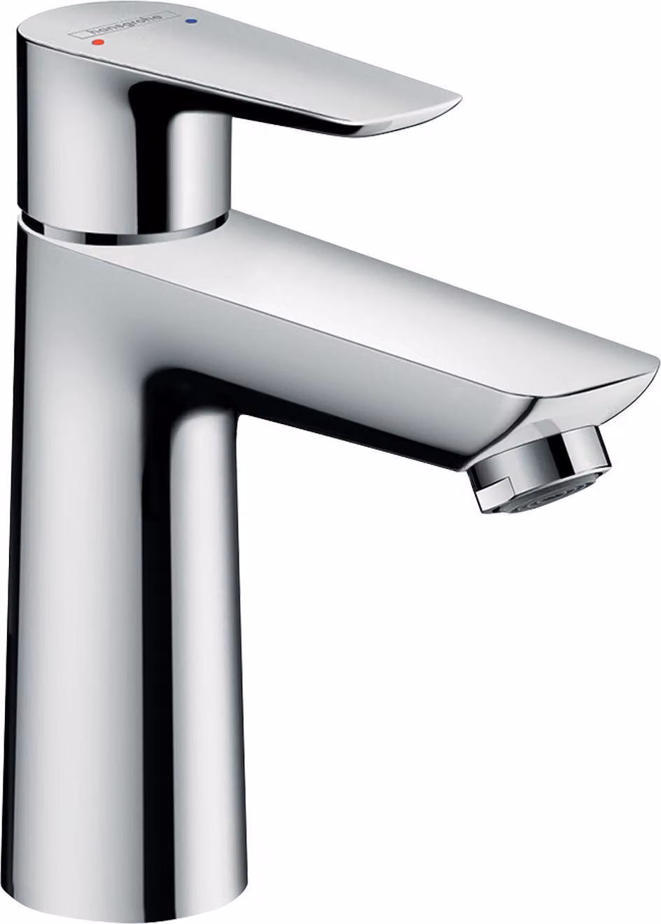 hansgrohe Talis E mitigeur monocommande de lavabo 110 Lowflow 3,5 l/min, garniture de vidage, saillie 112mm, 71715000, 71715000