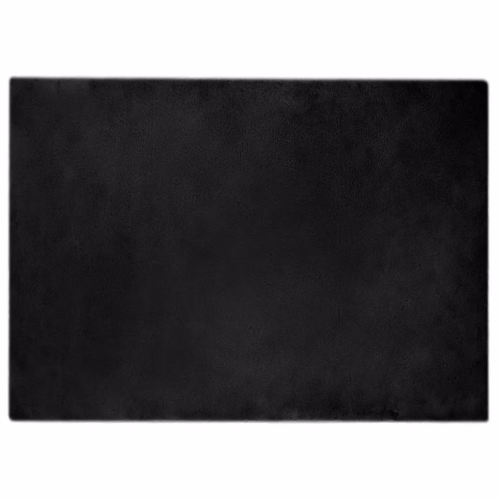 Tappeto moderno in ecopelliccia nera antiscivolo vidaXL L: 340 cm x P: 240 cm – 2