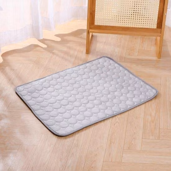 Tappetino rinfrescante per cani e gatti, grigio, XL, 100x70 cm