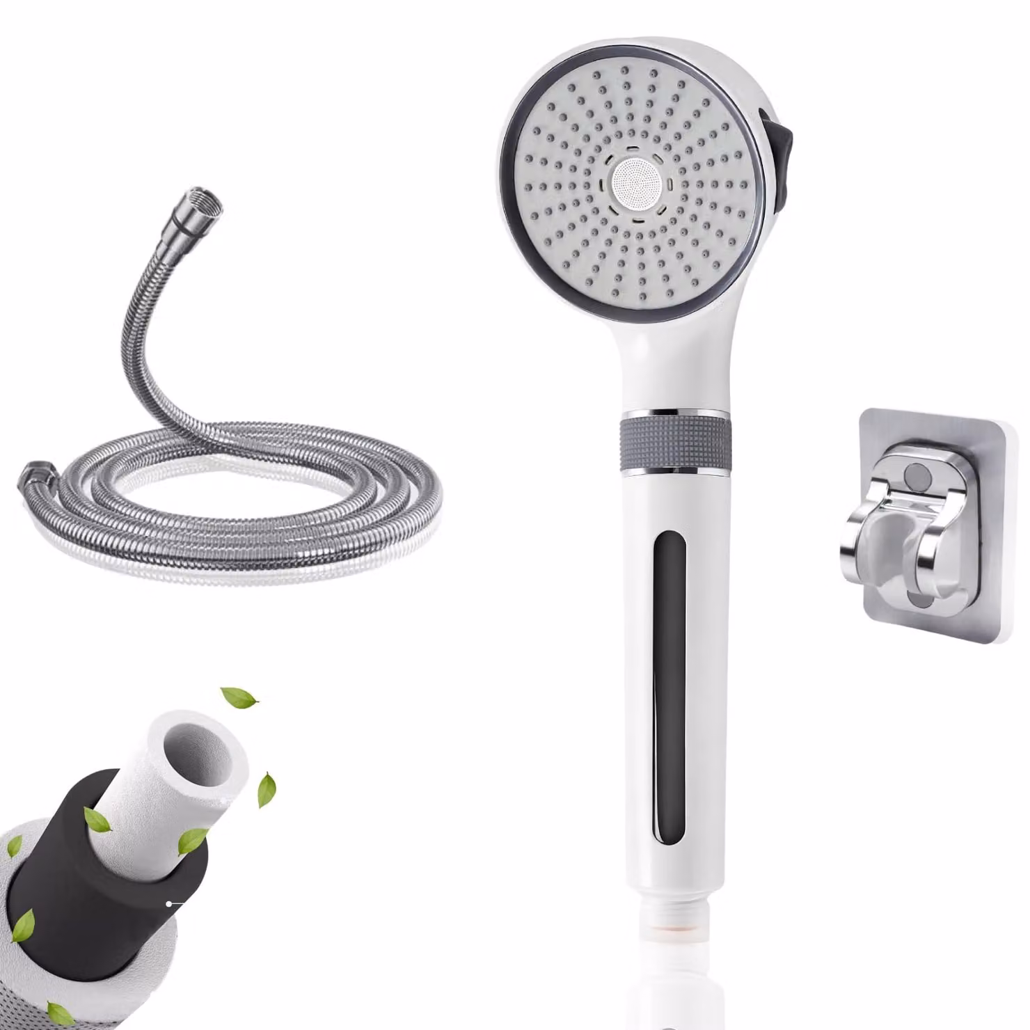 Solidchoice - Doccia filtro 3-in-1 con filtro a carbone attivo