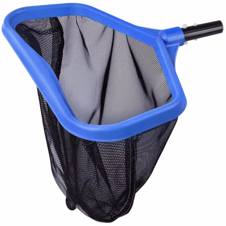 Retino per fondali - Rete a maglia fitta - Rete per piscine - Rete per stagni - Manutenzione - Struttura in plastica robusta - Grande capacità: 43 x 43 cm - Rete per piscine