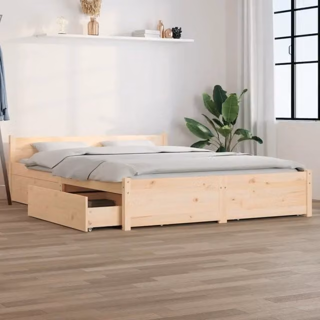 Giroletto con Cassetti-Struttura Letto con contenitore 120x200 cm
