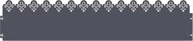Bordure per prato DESIGN IN in acciaio colore antracite, confezione da 20 pezzi, L: 103 cm, P: 0,05 cm, H: 22 cm, CFW8927445 – 1
