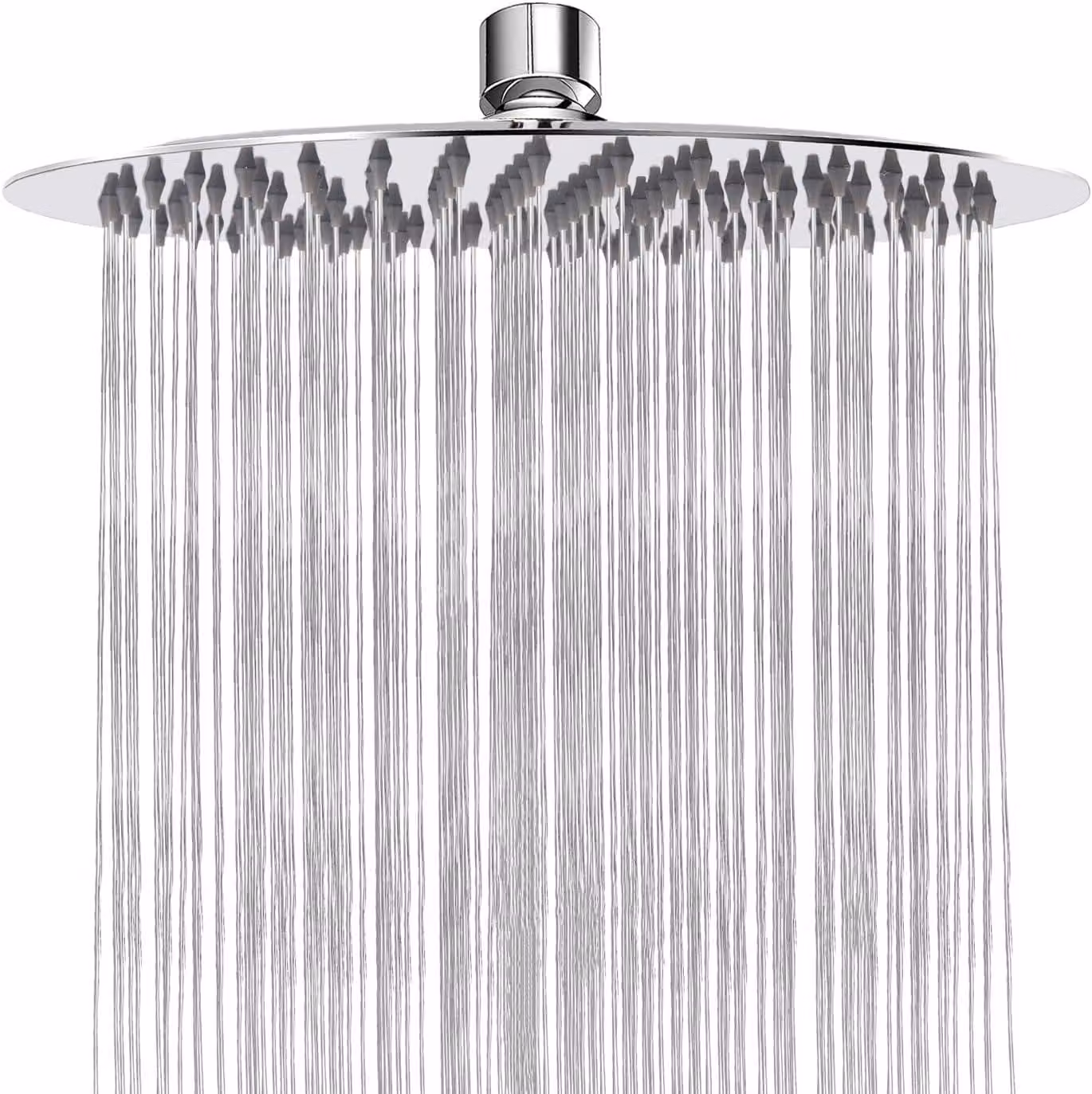 Doccia a soffitto Regendusche, 25 cm, cromata, in acciaio inossidabile, anticalcare, per bagno
