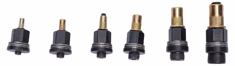 Set di 6 utensili per inserti filettati (bulloni ciechi) con dimensioni M3, M4, M5, M6, M8 e M10. Testa per pistola manuale Acciaio al carbonio, ideale per spazi ristretti, mobili e applicazioni industriali