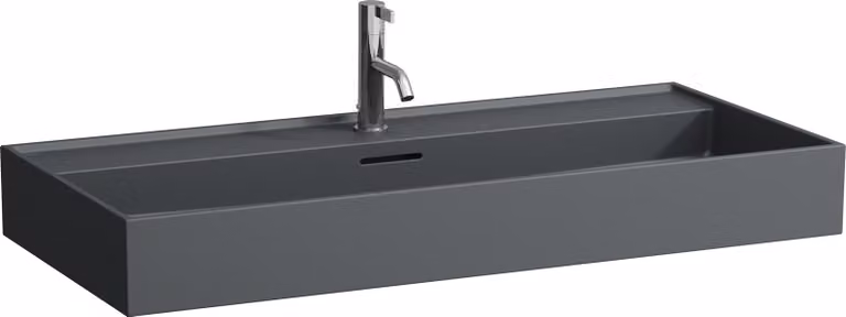 LAUFEN Kartell lavabo à poser, 1 trou pour robinet, avec trop-plein, 1000x460mm, H8163377581041, H8163377581041