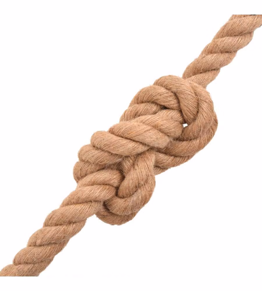 Corda in juta 100% vidaXL colore beige, diametro 12 mm, lunghezza 100 m – 2