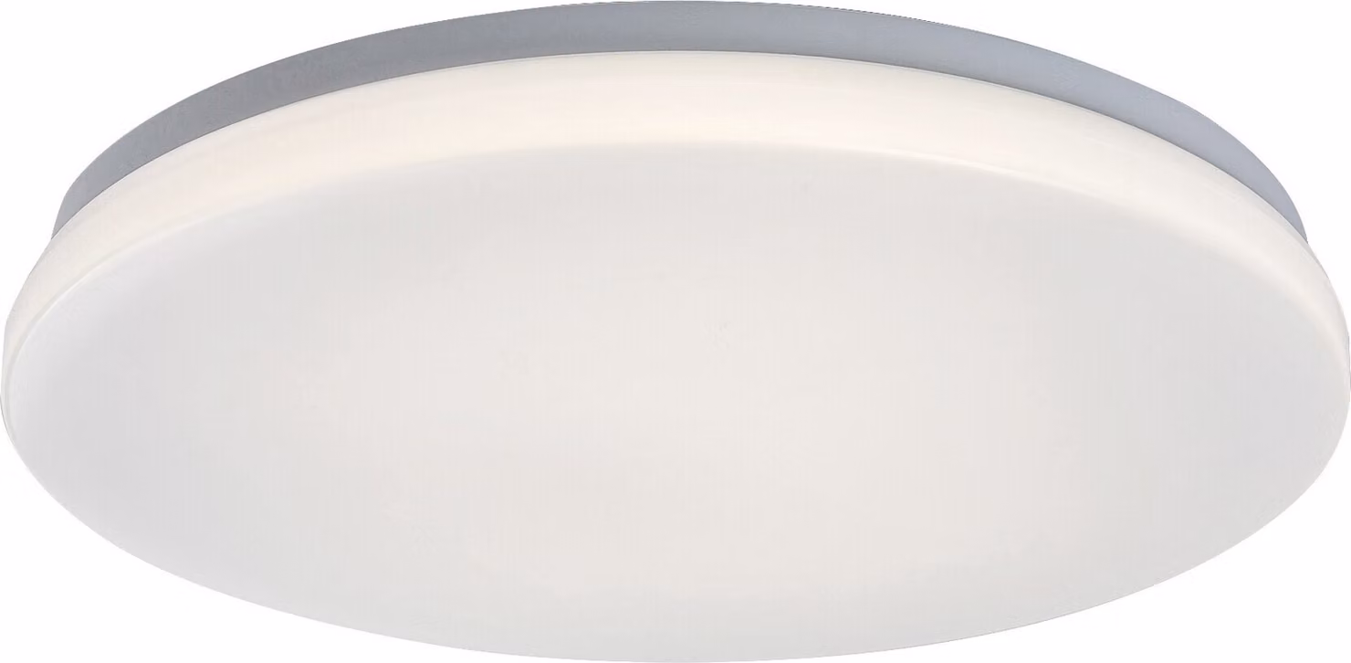 Rabalux Plafoniera LED bianca Lowar con sensore di movimento rotonda 350mm 24W IP44 con DO Colore luce: Bianco luce diurna 77140